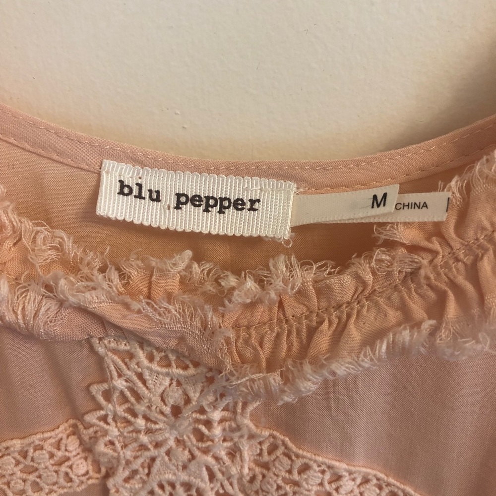 Blu Pepper Flouncy Lace dress - Picture 3 of 6